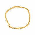 Brazalete Oro 10k Cubano 3mm
