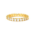 Anillo de Dama Oro 10k Eternity Circonios en Garra