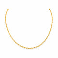Cadena Oro 10k Eslabón Paperclip