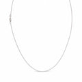 Cadena Oro Blanco 14k Eslabón Fino