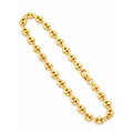 5mm Brazalete de Dama Oro 10k Eslabones Abombados Tipo Mariner