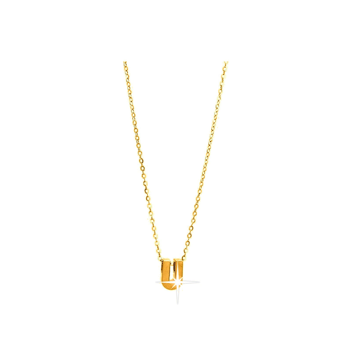8mm Collar Oro 14k Inicial con Diamantes Naturales