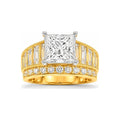 Anillo de Compromiso Oro 10k Princesa Bicolor