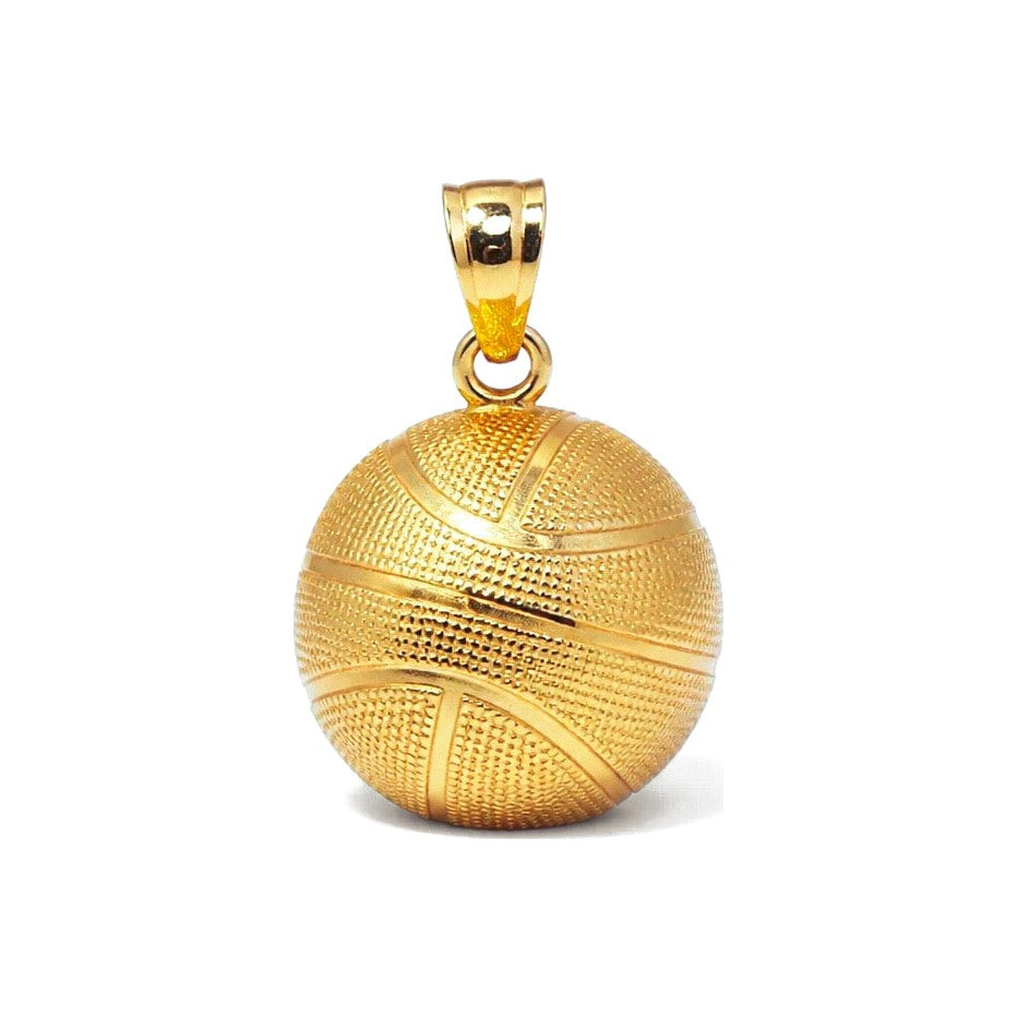 Dije Balón de Básquetbol Oro 10k