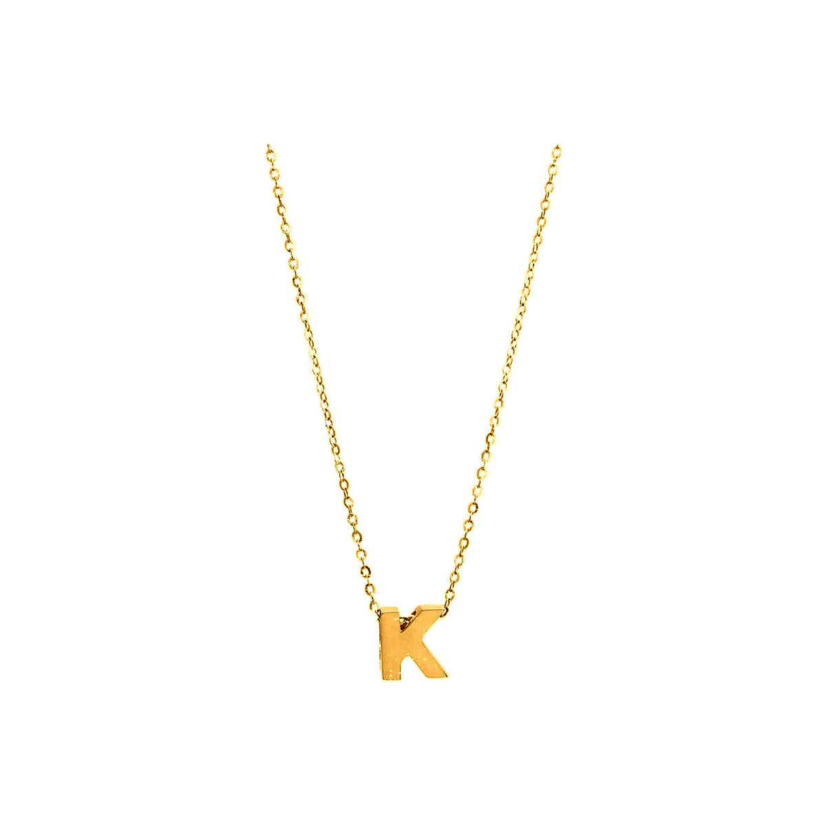 8mm Collar Oro 14k Inicial