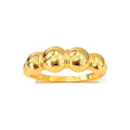 Anillo de Dama Oro 10k Cuatro Esferas Pulidas