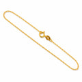 Cadena Oro 14k Cable Rectangular 1mm