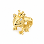 Charm Oro 10k Rana Compatible con Pulseras Europeas