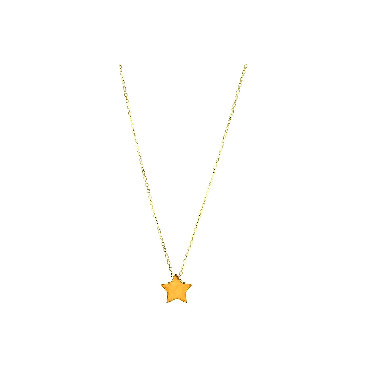 8.5mm Collar Oro 14k Estrella