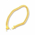 Brazalete Oro 10k Eslabón Cubano