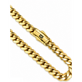 Cadena Oro 10k Cubana 9mm 22 Pulgadas