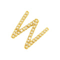 Dije Oro 14k Inicial con Diamantes Naturales