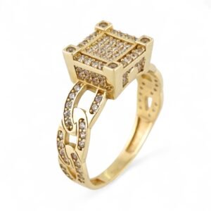 Square Stone Ring