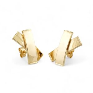 Bold X Design Earring