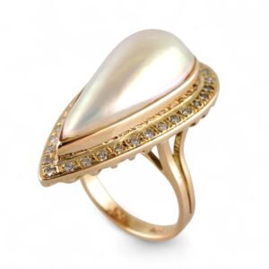 Diamond Almond Ring