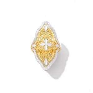 14k doble tono  Ring