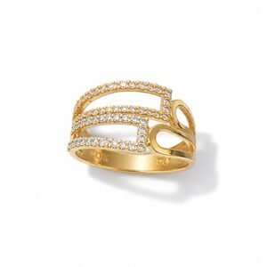 18k Yellow Gold Fancy Design Ring