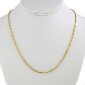 10k Yellow Gold Franco Curb Chain