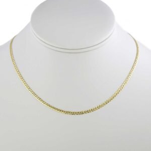 10k Yellow Gold Micro Cuban Link Chain