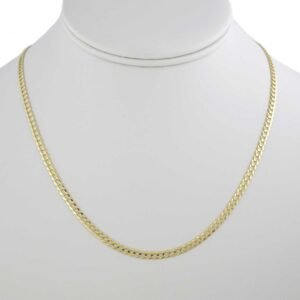 14k Yellow Gold Corte Brillo Chain