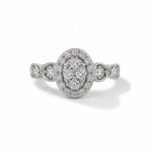 Anillo plata s925 Moissanite VVS1