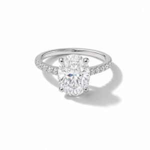 Anillo compromiso platas925 con Moissanite VVS1 3ct