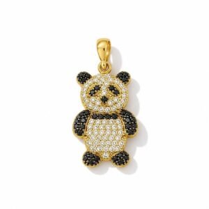 Dije 10k animado oso panda