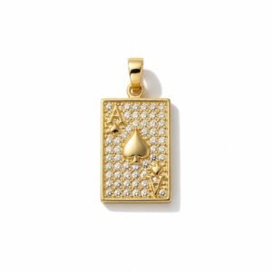 Dije de carta 14k