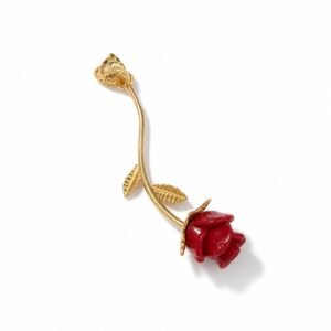 Dije de rosa 14k