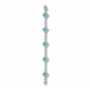 Brazalete plata s925 Moissanite
