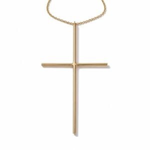 Cadena con cruz 14k