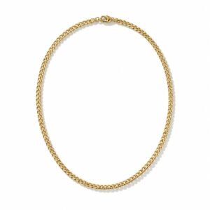 Cadena sólida 14k 16”