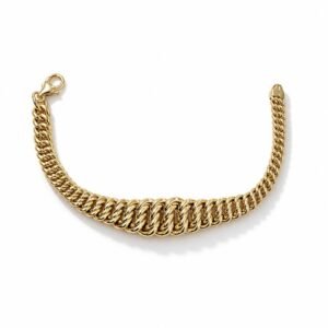 Brazalete corte princesa 14k