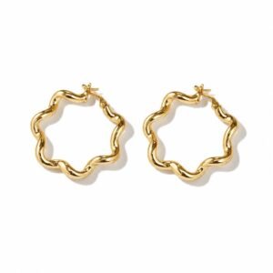 Argollas 10k diseño exclusivo