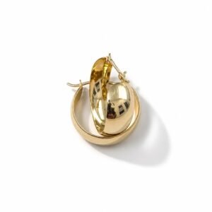 Argollas anchas 10k