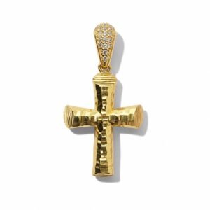 Dije de cruz mediano 14k