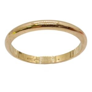 Anillo alianza 18k sólida