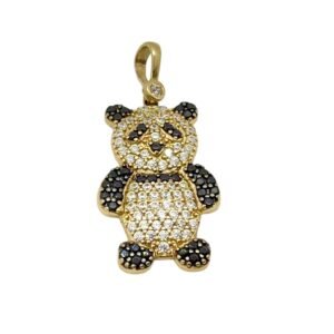 Dije 10k animado oso panda