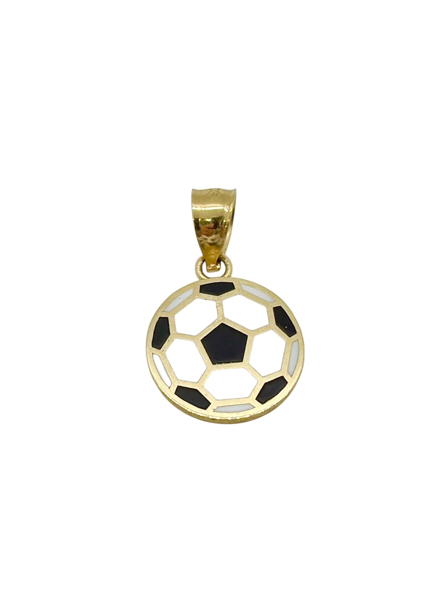 Dije pelota de futbol 14k