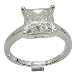 Anillo matrimonio plata s925 Moissanite VVS1