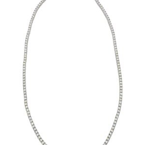 Cadena tenis plata s925 Moissanite VVS1 22” 3mm