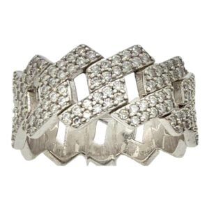 Anillo de hombre plata s925 Moissanite VVS1