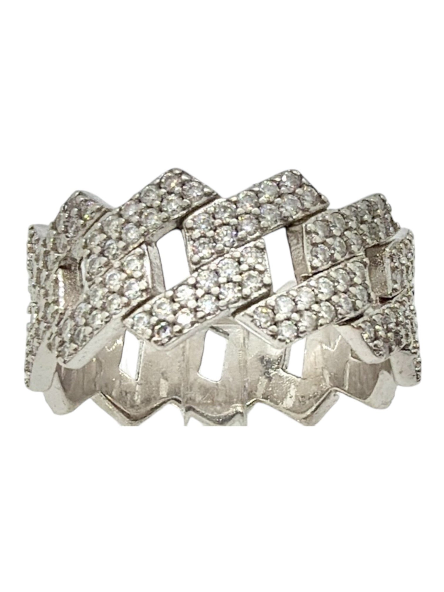 Anillo de hombre plata s925 Moissanite VVS1