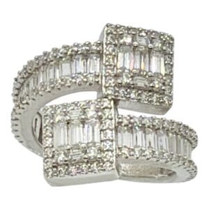 Anillo plata s925 Moissanite VVS1