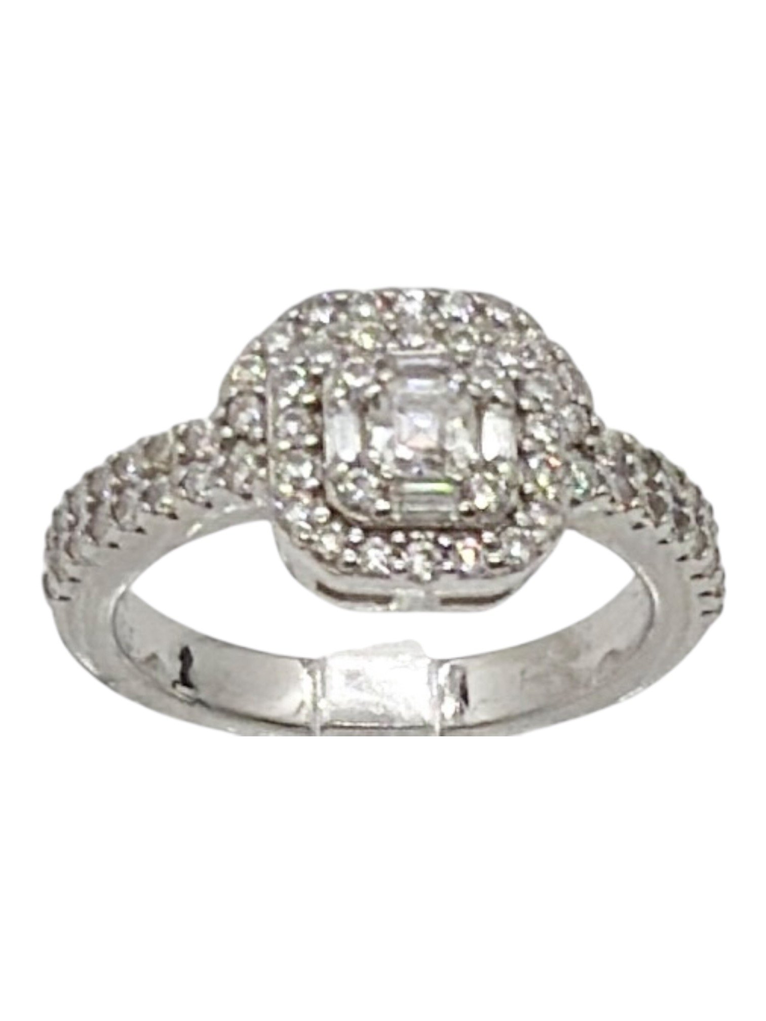 Anillo plata s925 Moissanite VVS1