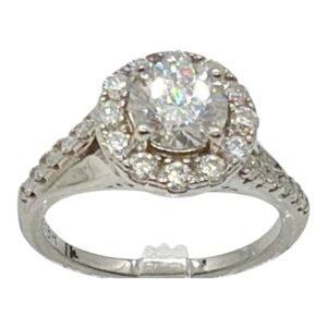 Anillo plata s925 Moissanite VVS1