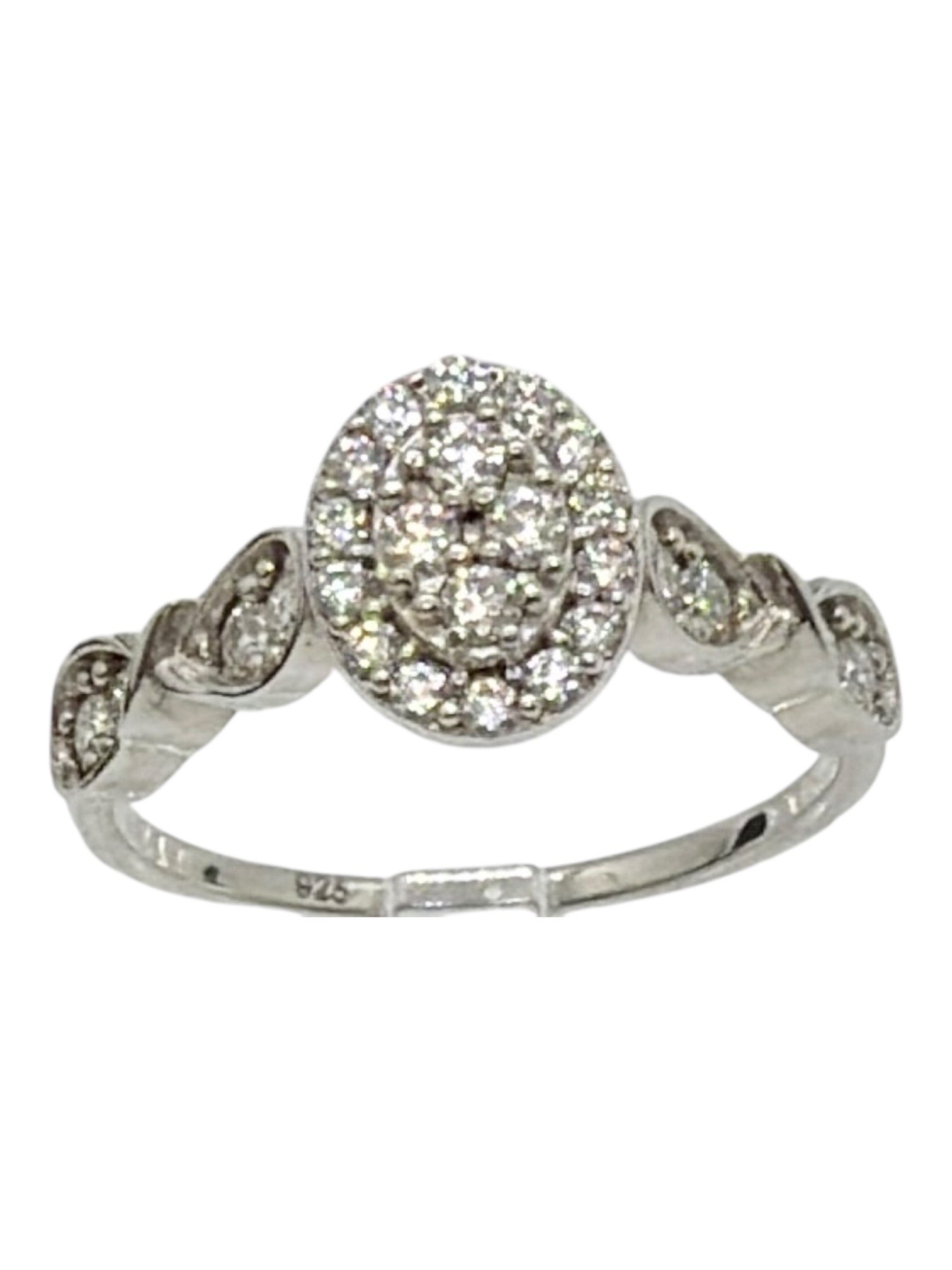 Anillo plata s925 Moissanite VVS1