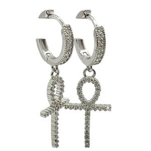 Argollas plata s925 Moissanite