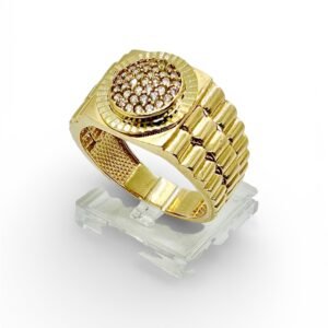 Anillo de hombre Rolex talla #10 en oro 10k