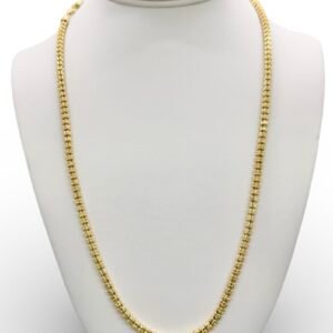 Cadena hombre 18k sólida